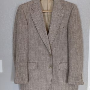 Men's linen/wool blend jacket. Vintage